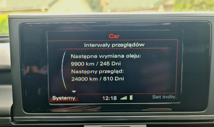 Audi A6 cena 59999 przebieg: 258000, rok produkcji 2013 z Dzierżoniów małe 301